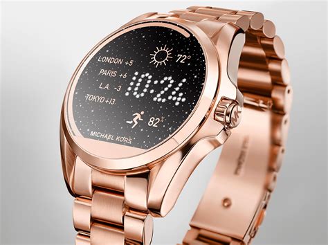 michael kors smartwatch rose goud|Michael Kors bradshaw smartwatch gold.